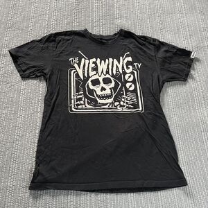 Fasthouse Women’s The Viewing TV T‑Shirt Black Short Sleeve Large